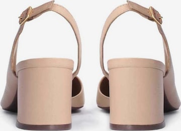 Kazar Pumps med slynger i beige