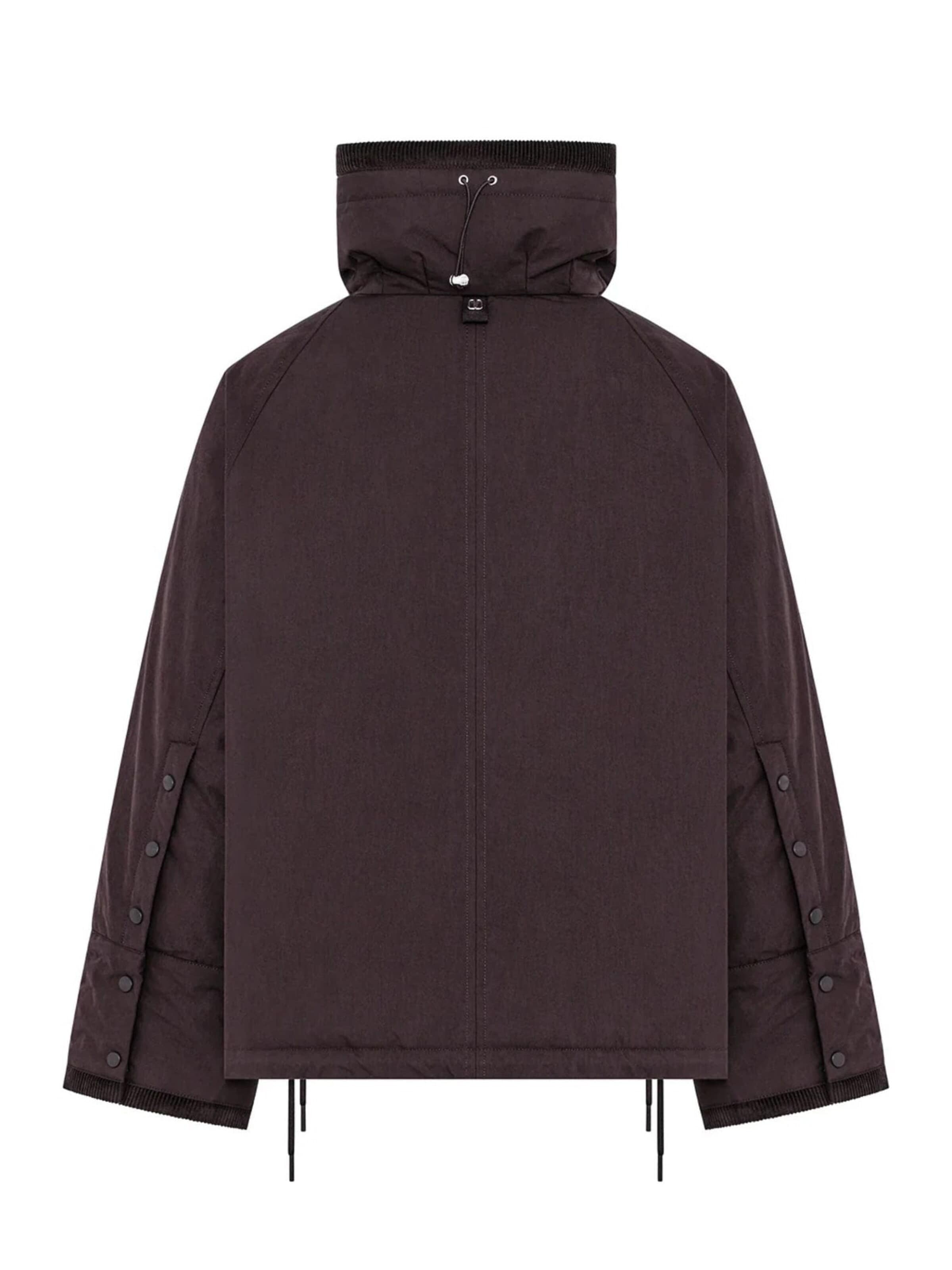 DUNO Vinterjacka 'Short padded technical cotton jacket' i röd