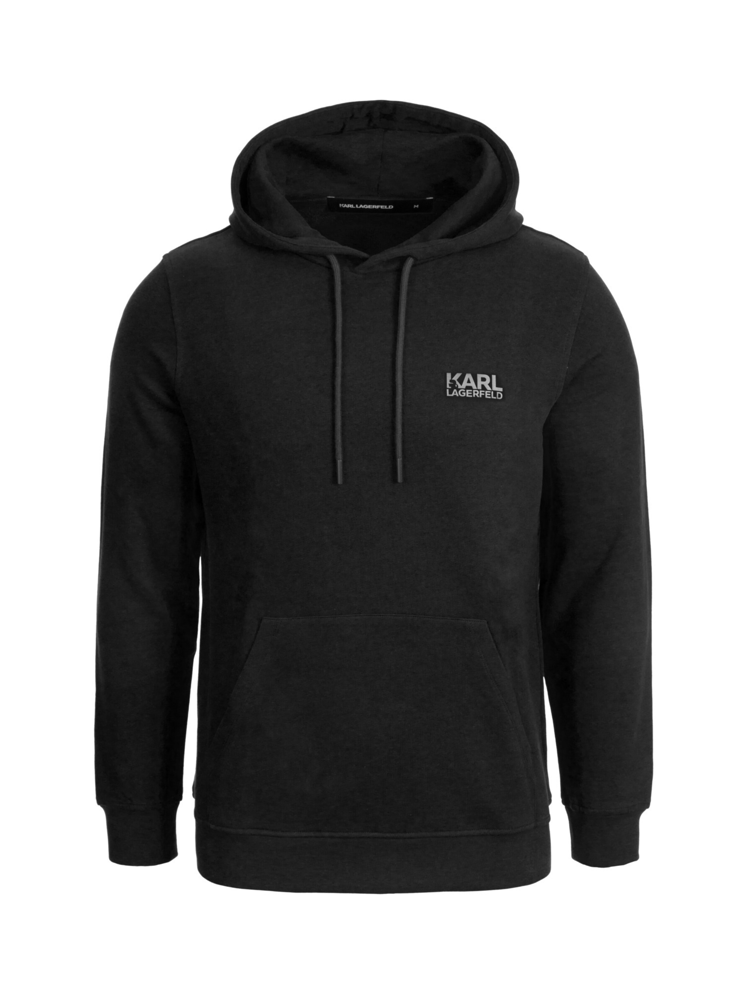 Felpa di Karl Lagerfeld in nero: frontale