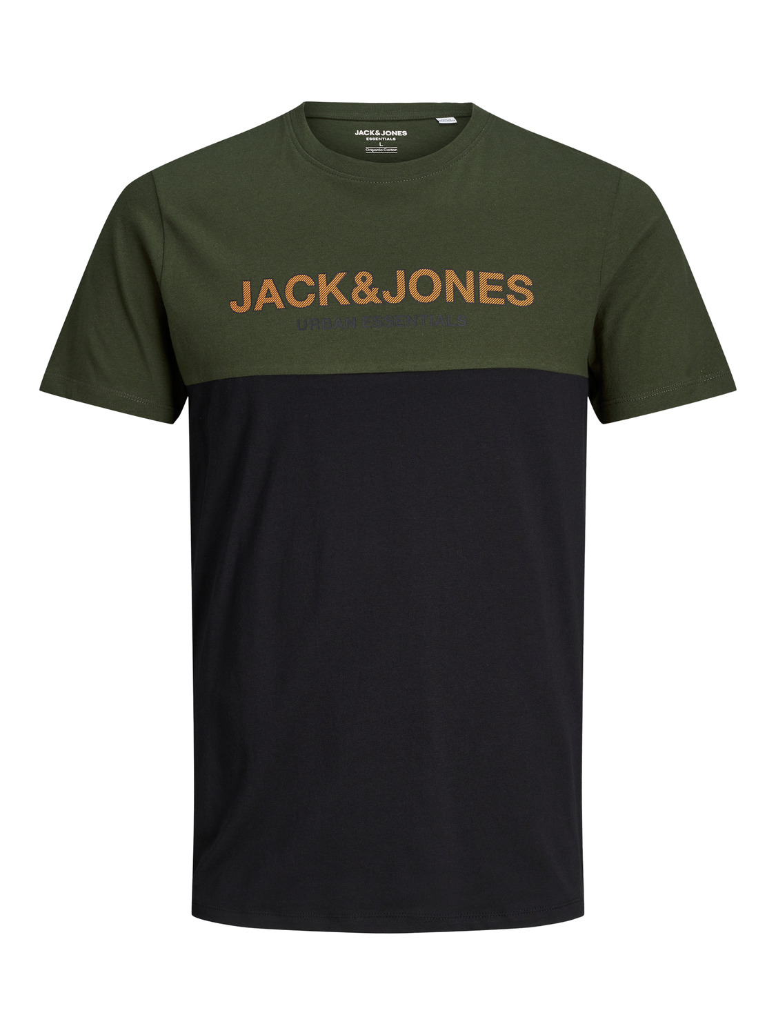 Koszulki & koszule Mężczyźni Jack & Jones Plus Koszulka Urban w kolorze Ciemnozielony, Czarnym 