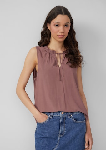 QS Bluse in Pink: Vorderseite