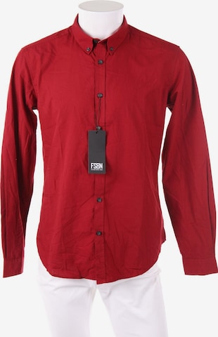 FSBN Button-down-Hemd M in Rot: predná strana