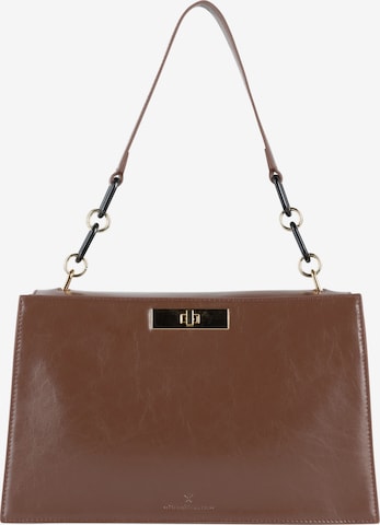 DreiMaster Klassik Shoulder Bag 'Casagie' in Brown: front
