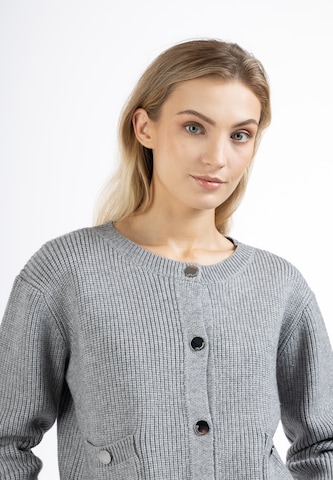 DreiMaster Maritim Knit cardigan 'Palpito' in Grey