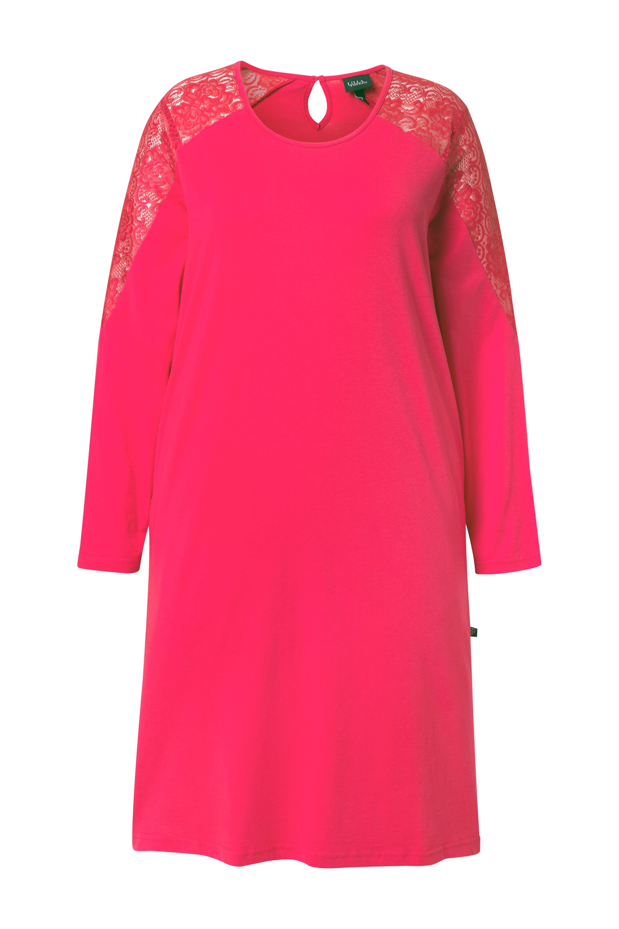 Ulla Popken Nachthemd in Roze: voorkant