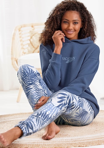 Sweat-shirt LASCANA en bleu