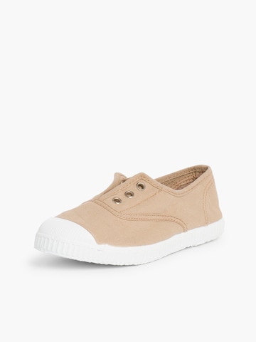 Baskets Pisamonas en beige : devant