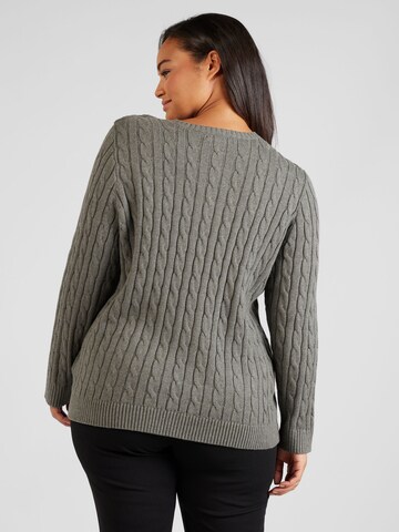 Lauren Ralph Lauren Plus Pullover 'MONTIVA' in Grau