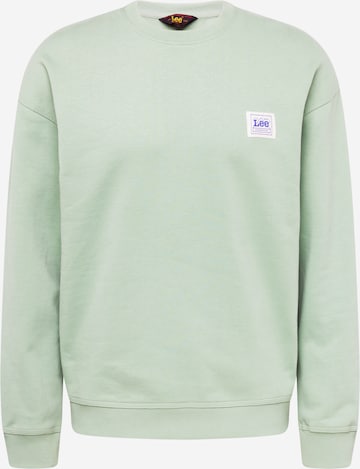 Sweat-shirt Lee en vert : devant