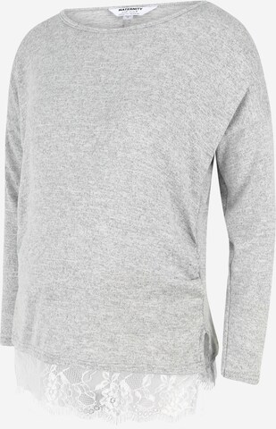 Pull-over Dorothy Perkins Maternity en gris : devant