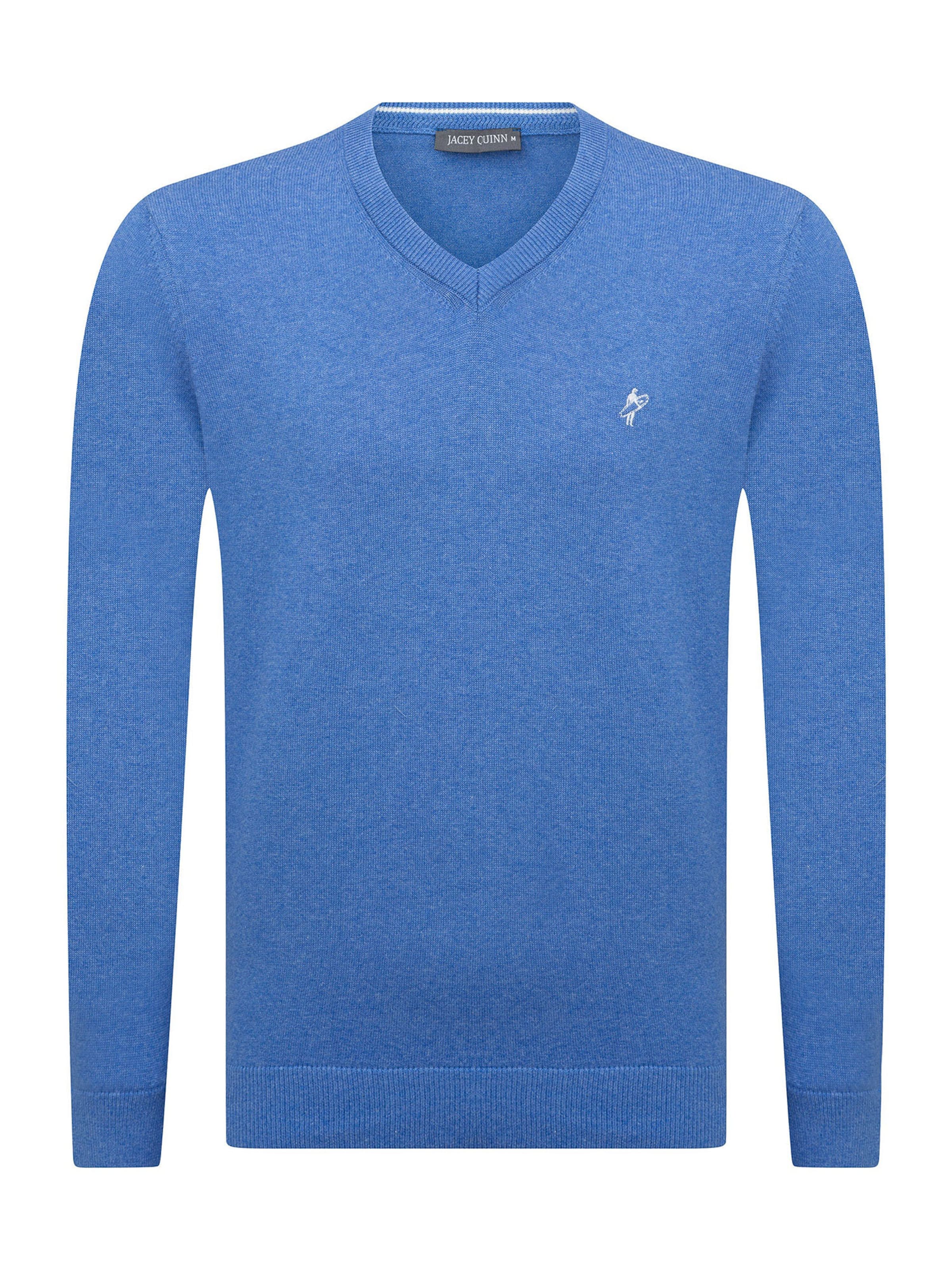 Jacey Quinn Свитер в Синий: спереди