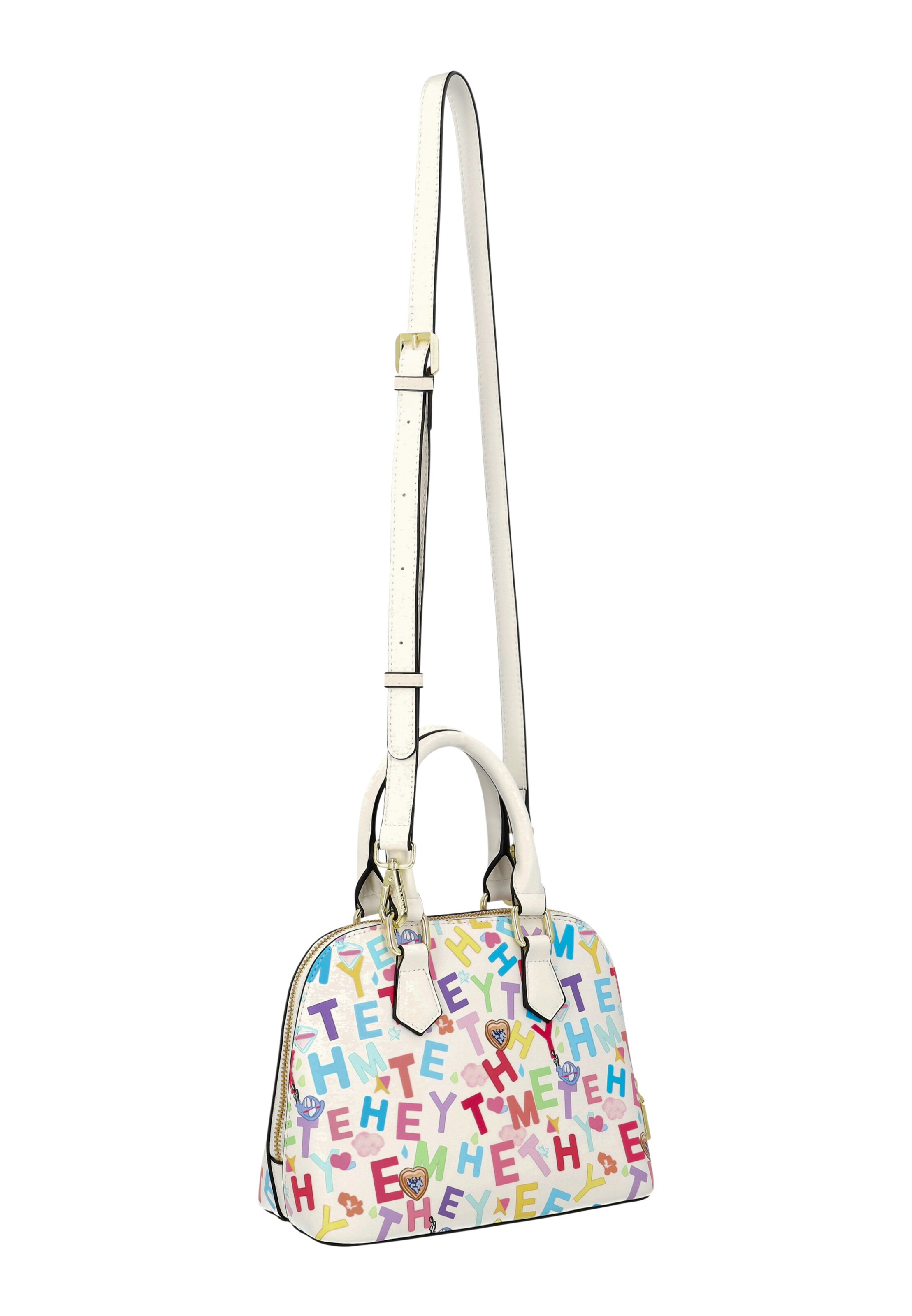 MYMO Handbag 'POP EYETHEME' in White