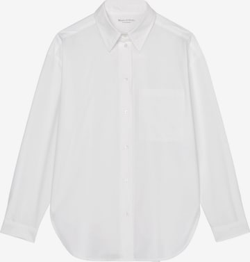 Marc O'Polo Blouse in Wit: voorkant