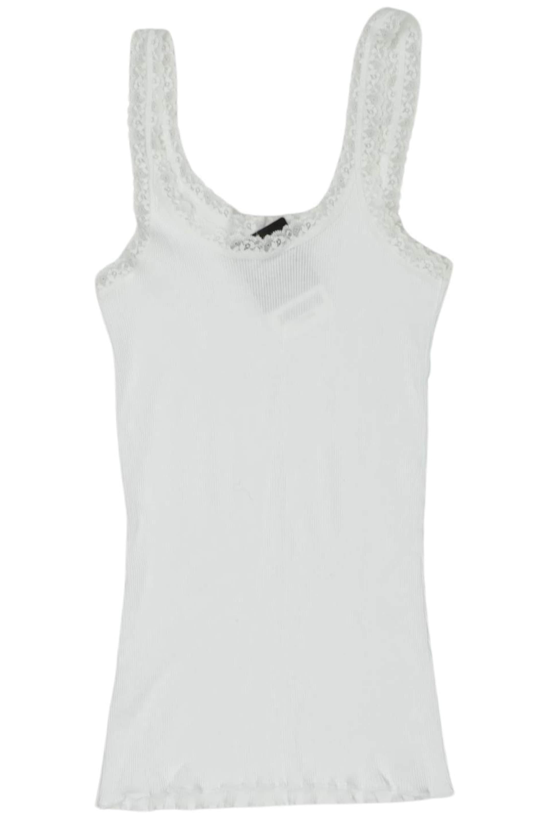 Romeo Gigli Top XXXS in Weiß: Vorderseite