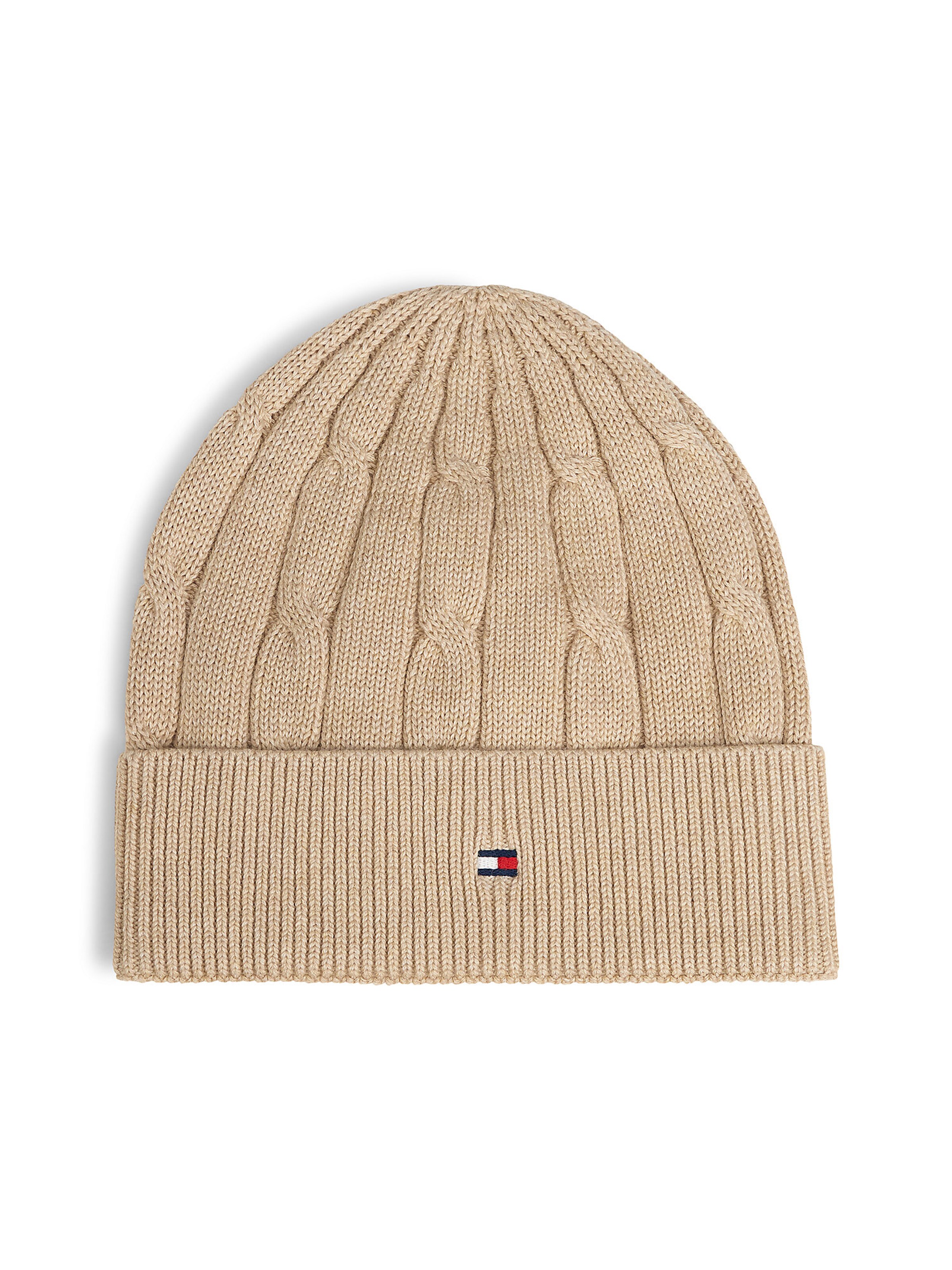 TOMMY HILFIGER Muts in Beige: voorkant