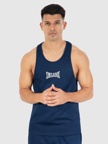 T-Shirt ' Classic Ripp ' Smilodox en bleu : devant