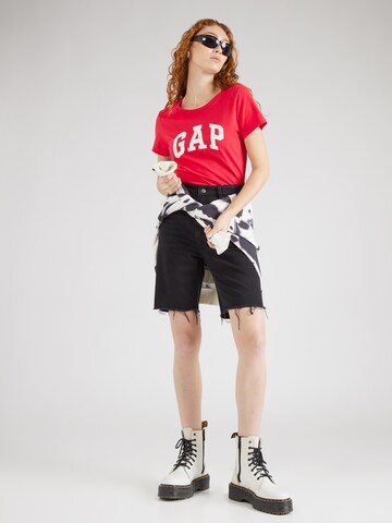 GAP Футболка 'Classic' в Красный