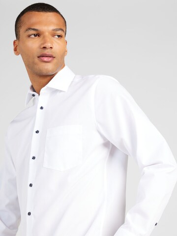 SEIDENSTICKER - Ajuste regular Camisa en blanco