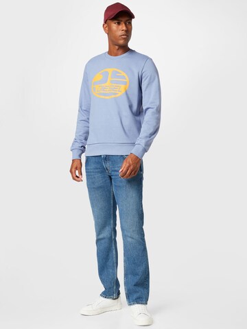 DIESEL - Sweatshirt 'GINN' em azul