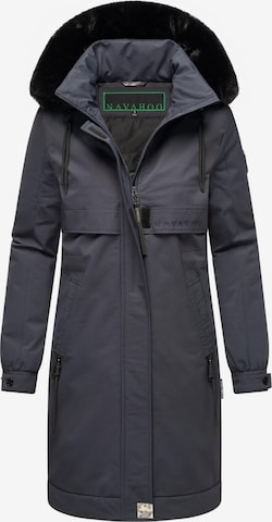 Manteau mi-saison 'Kaltwetterretter' NAVAHOO en bleu : devant