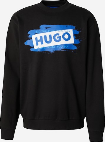 HUGO Sweatshirt Nalves in Black ABOUT YOU