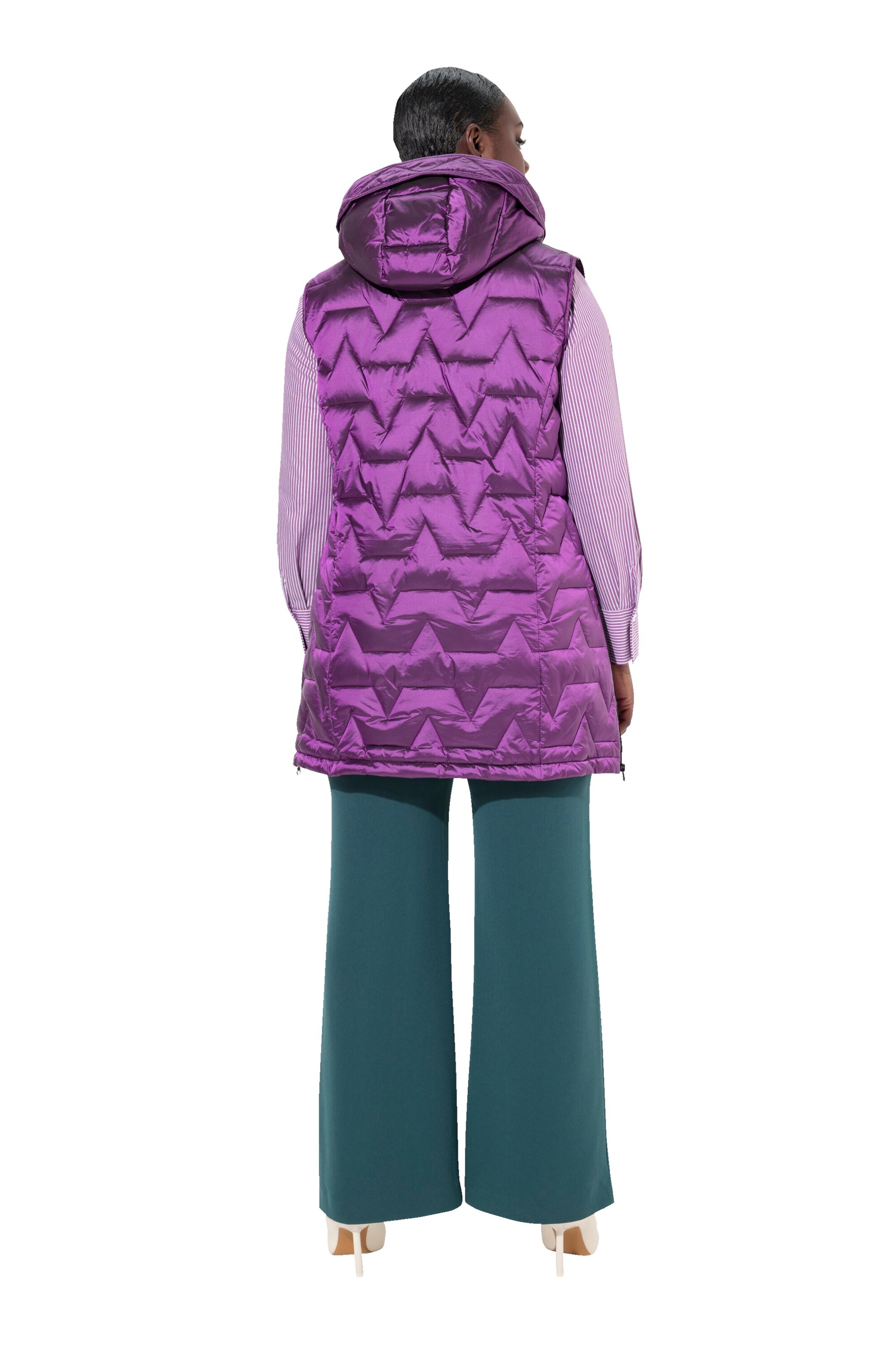 Ulla Popken Weste in Lila