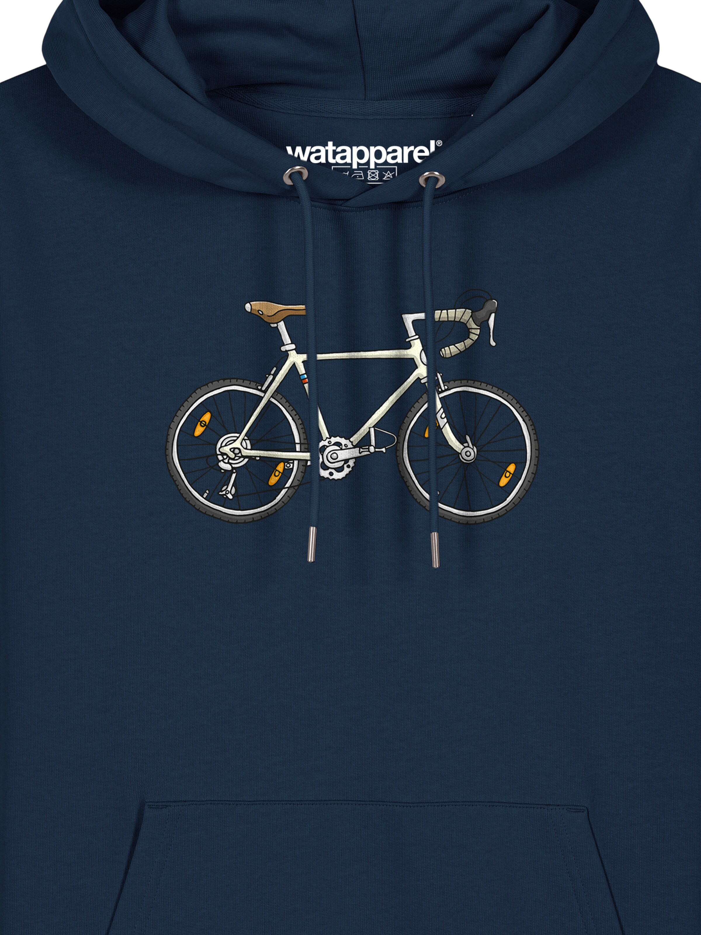 Watapparel Sweatshirt 'Doodle Bike' in Blue