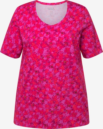 Ulla Popken Shirt in Roze: voorkant