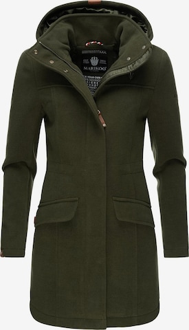 MARIKOO Ανοιξιάτικο και φθινοπωρινό παλτό σε πράσινο: μπροστά