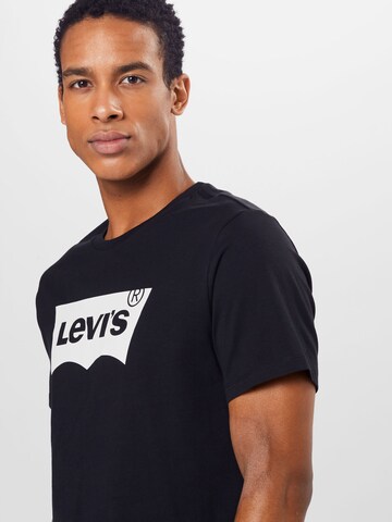 LEVI'S ® Shirt 'SS Graphic T Shirt 2.0' in Schwarz