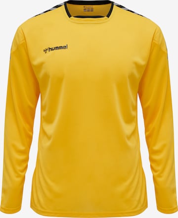 Hummel Performance shirt in Yellow: front