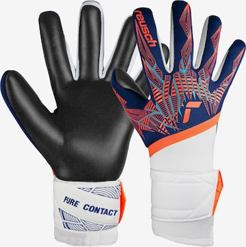 REUSCH Sporthandschoenen 'Pure Contact' in Blauw: voorkant