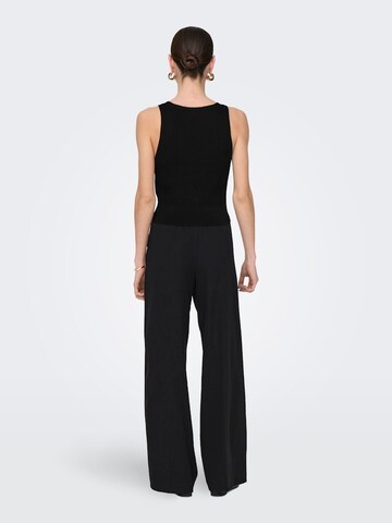 ONLY Knitted Top 'ONLLINA' in Black