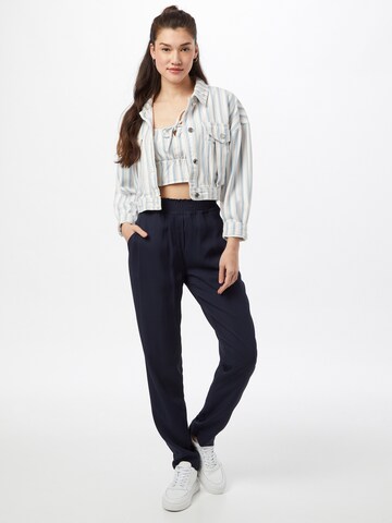 BRAX Loose fit Pleat-Front Pants 'MORRIS' in Blue