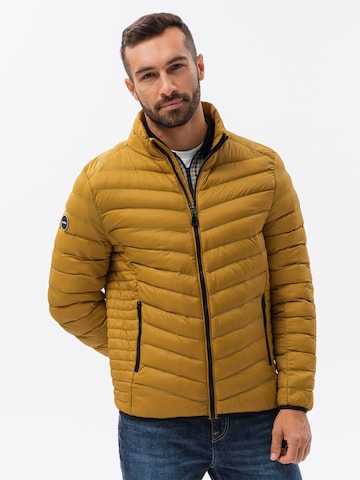 Ombre Winter Jacket 'C528' in Yellow: front