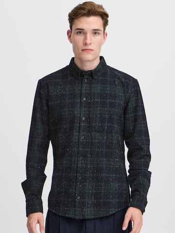 Casual Friday - Ajuste regular Camisa 'Anton' en azul: frente