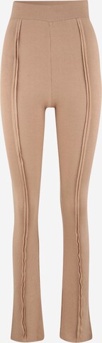 Public Desire Skinny Broek 'SEAM DE' in Beige: voorkant