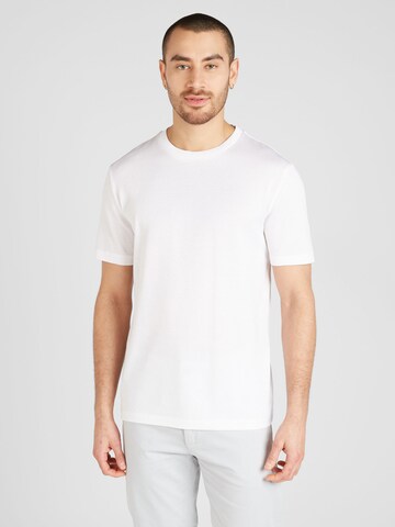 BOSS Тениска 'Tiburt 406' в бяло: отпред
