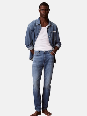 Calvin Klein Normalny krój Jeansy w kolorze niebieski: przód