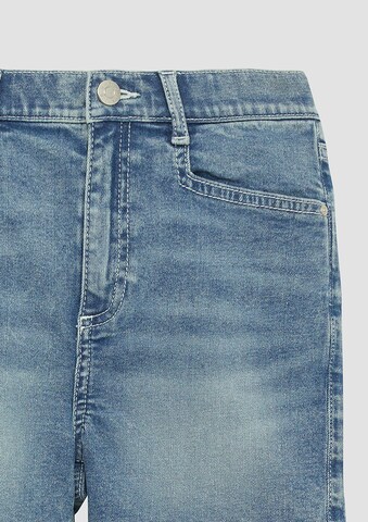 s.Oliver Skinny Shorts 'Suri' in Blau