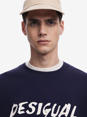 Sweat-shirt Desigual en bleu
