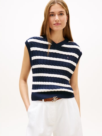 Pull-over TOMMY HILFIGER en bleu : devant