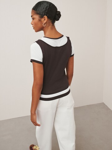 Next - Camisa em castanho