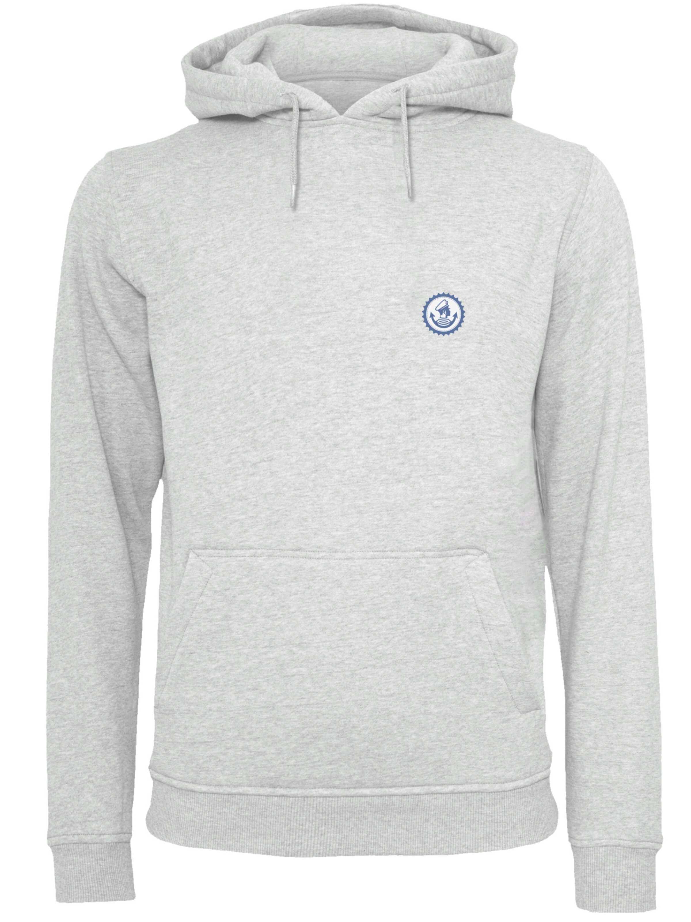 F4NT4STIC Sweatshirt 'AHOI Knut & Jan Hamburg' in Grijs: voorkant