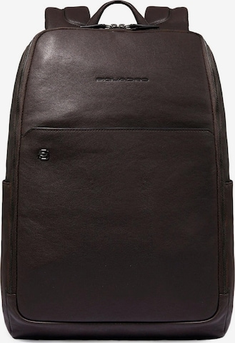Piquadro Rucksack in Braun: Vorderseite