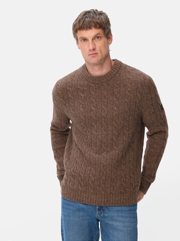 CAMEL ACTIVE Sweater in Brown: front