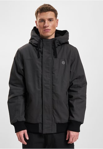 Brandit Zimní bunda – šedá: přední strana