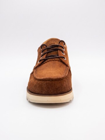 Mocassin 'BRIT Lace Up Shoe Rust Suede' TIMBERLAND en marron