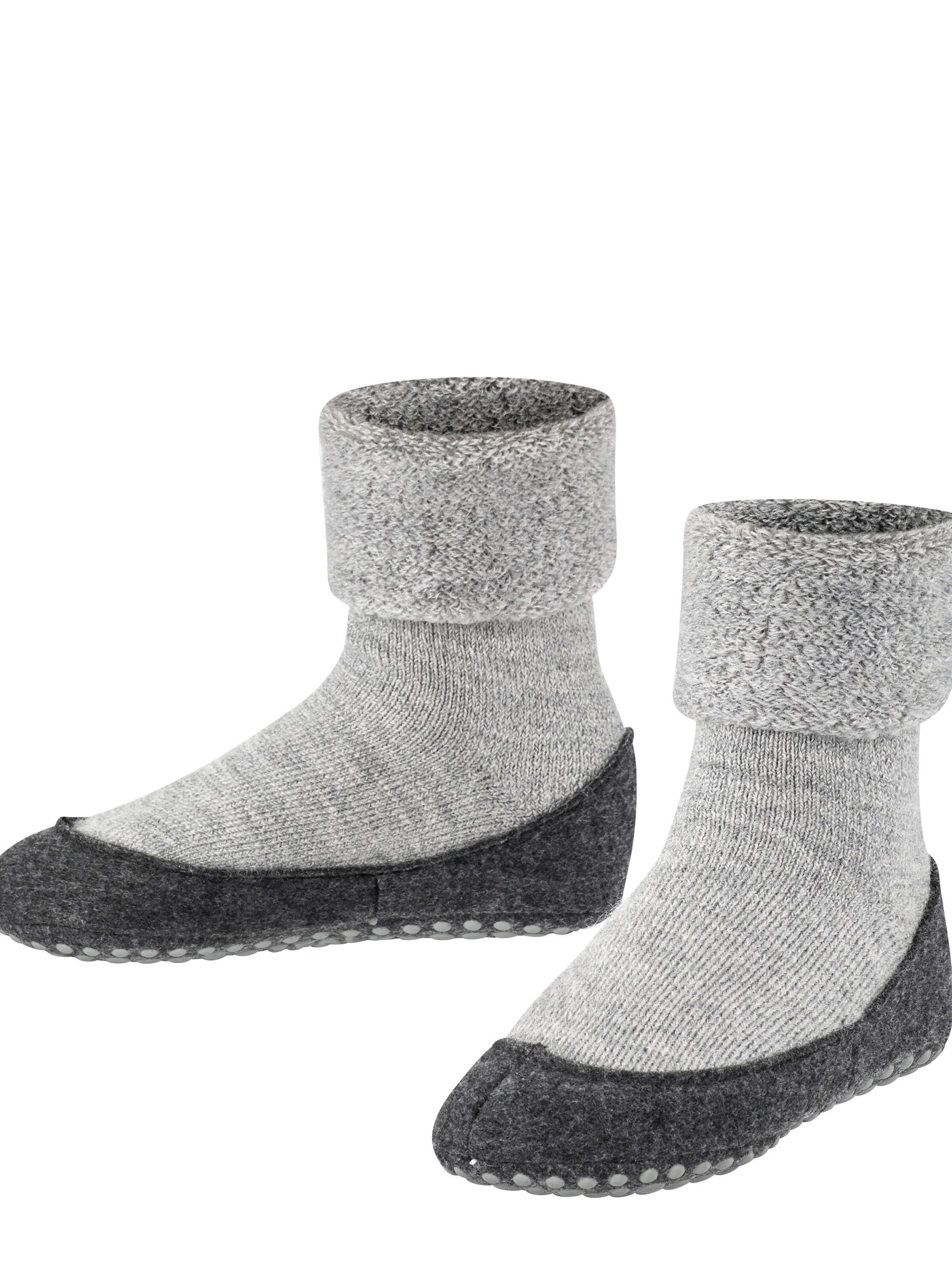 FALKE Socks 'Cosyshoe Teens' in Grey: front