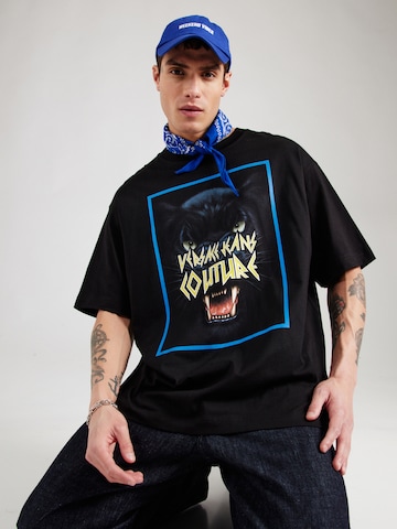 T-Shirt Versace Jeans Couture en noir : devant